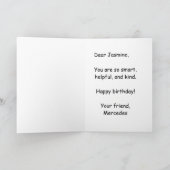 Carte #Proud2BNaturalMe Choose-My-Complexion Anniversair (Intérieur)