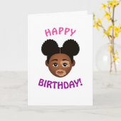 Carte #Proud2BNaturalMe Choose-My-Complexion Anniversair (Fleur jaune)