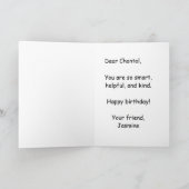 Carte #Proud2BNaturalMe Choose-My-Complexion Anniversair (Intérieur)