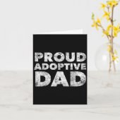Carte Proud Adoptive Dad - Adoption - Proud Father (Fleur jaune)