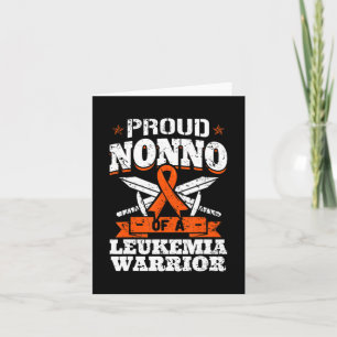 Carte Proud Nonno Of A Leukemia Warrior Grandpa Aware