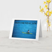 CARTE "PROUD OF THE MAN YOU'VE BECOME SON" BIRTHDAY (Fleur jaune)