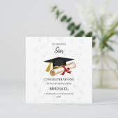 Carte Proud Son Graduation Personalized (Debout devant)