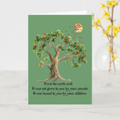 Carte Proverbe kenyan de nature (Fleur jaune)