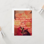 Carte Proverbes 19:2 KJV Bible Verse Pic Flat Salutation (Devant/Arrière en situation)