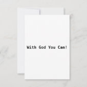 Carte Proverbes 24:16 KJV Bible Écriture Salutation (Dos)