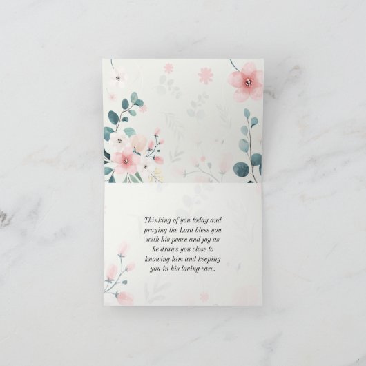 Carte Proverbes 31:25 Elle est habillée en force (Intérieur)