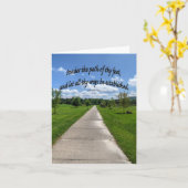 Carte Proverbes 4:26 (Fleur jaune)