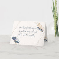 Proverbes 911 Bible Verse Blue and Gold Birthday