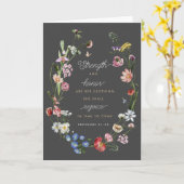 Carte Proverbes de force et d'honneur 31 Fleurs sauvages (Fleur jaune)