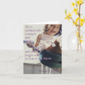 Carte Proverbs 31:25 notecard (Fleur jaune)