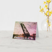 Carte Providence, RI 'Stuck-Up Bridge' (Fleur jaune)