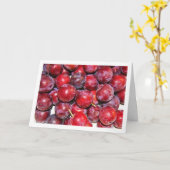 Carte Prunes de cerisier (Fleur jaune)