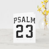 Carte Psalm 23 Jersey (Fleur jaune)