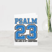 Carte Psalm 23 The Lord Is My Shepherd Funny Christian T (Devant)