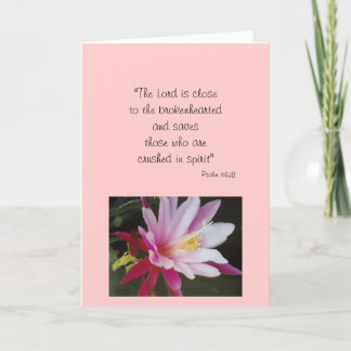CARTE "PSALM 34:18"