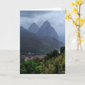 Carte Psalm 95:3-5 Blank Folded Greeting Card (Fleur jaune)