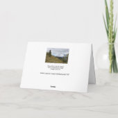 Carte Psalm Quote Mountain Card (Dos)