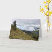Carte Psalm Quote Mountain Card (Fleur jaune)