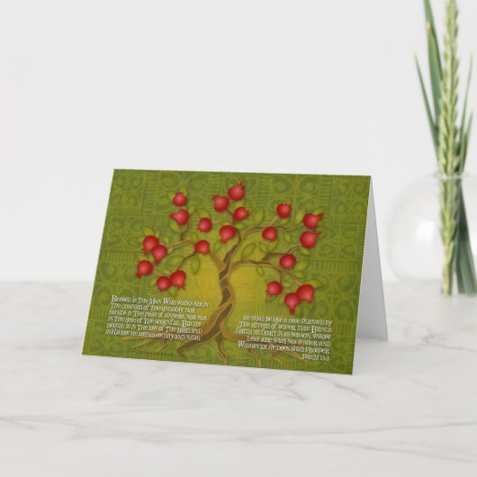 Carte Psaume 1 (Devant)