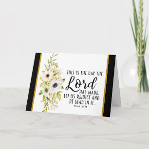 Carte Psaume 118:24 C'est le jour où le Seigneur a fait