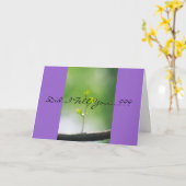 Carte Psaume 126:5-6 - Customisé (Fleur jaune)