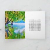 Carte Psaume 1:1-3 Bienheureux l'homme Salutation chréti (Intérieur)