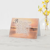 Carte Psaume 1:1 inspiration bible Verse (Fleur jaune)