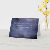 Carte Psaume 23:4 (Fleur jaune)