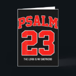 Carte Psaume 23 Le Seigneur est mon berger (au dos)<br><div class="desc">Psaume 23 Le Seigneur est mon berger (au dos)</div>