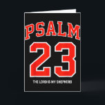 Carte Psaume 23 Le Seigneur est mon berger Christian Foo<br><div class="desc">Psaume 23 Le Seigneur est mon berger Saison de football chrétien</div>