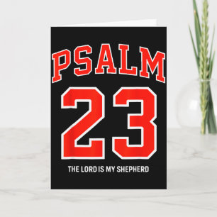 Carte Psaume 23 Le Seigneur est mon berger Christian Foo
