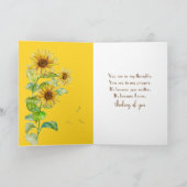 Carte Psaume 23 verset 4 dans Tournesol (Intérieur)