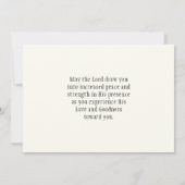 Carte Psaume 27:14 Attendez sur l'Eternel Bible Verse Ca (Dos)