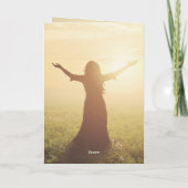 Carte Psaume 27:4 Une chose que je désirais de la Bible (Dos)