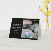 Carte Psaume 27:5 (Fleur jaune)