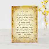 Carte Psaume 2 1-6 Pourquoi les nations conspirent-elles (Fleur jaune)