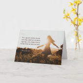 Carte Psaume 32:7 Tu es ma cachette Bible Verse (Fleur jaune)