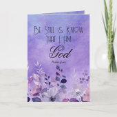 Carte Psaume 46:10 verset biblique (Devant)