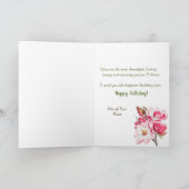 Carte Psaume 6511 Pink Magnolia Bible Verse Salutation (Intérieur)