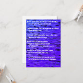 Carte Psaume 91:1-6 Bonnes Paroles (Devant/Arrière en situation)