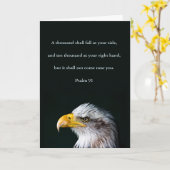 Carte Psaume 91 pour la protection | Encouragement spiri (Fleur jaune)