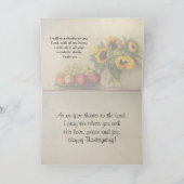 Carte Psaume 95:2 En sa présence avec Thanksgiving (Intérieur)