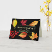 Carte Psaume 95:2 En sa présence avec Thanksgiving (Fleur jaune)