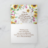 Carte Psaume d'anniversaire 118:24 Le Jour où le Seigneu (Intérieur)