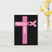 Carte Psaume protégée 91 Christian 91ème Psaume Bible Br (Fleur jaune)