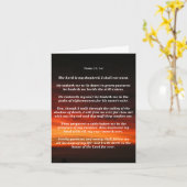 Carte Psaumes 23 : 1-6 (Fleur jaune)