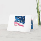 Carte Psaumes 33:12 Bienheureuse est la Nation Drapeau F (Dos)