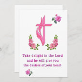 Carte Psaumes 37:4 (Devant / Derrière)