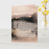 Carte Psaumes Bible Verse Encouragement Cadeaux (Fleur jaune)